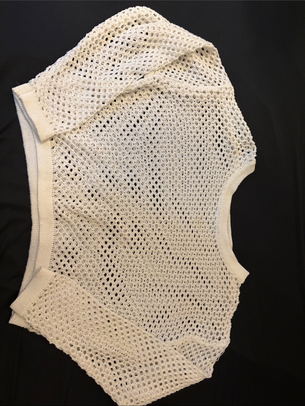 Lightweight Cream Open-Knit Women’s Sweater
